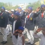 महात्मा फुले जयंतीदिनी समता सैनिक दलाची मानवंदना