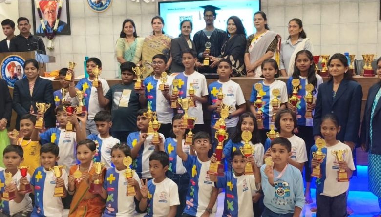 करमाळ्याच्या ४५ विद्यार्थ्यांनी आंतरराष्ट्रीय अबॅकस स्पर्धेत कोरले यश